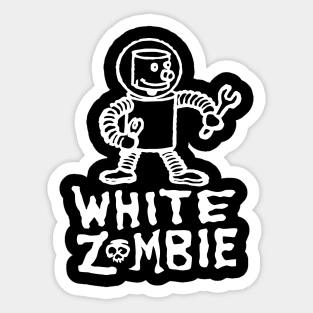 White Zombie Sticker